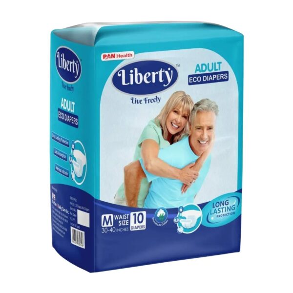 Liberty Diaper M (WAIST SIZE 30-40 INCHES) Eco diapers