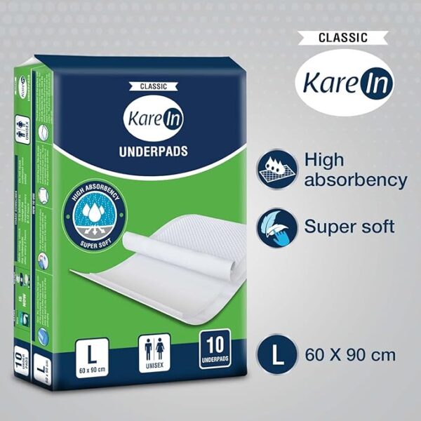 Disposable Under Sheet Classic ( L 60x90cm 10 underpads)